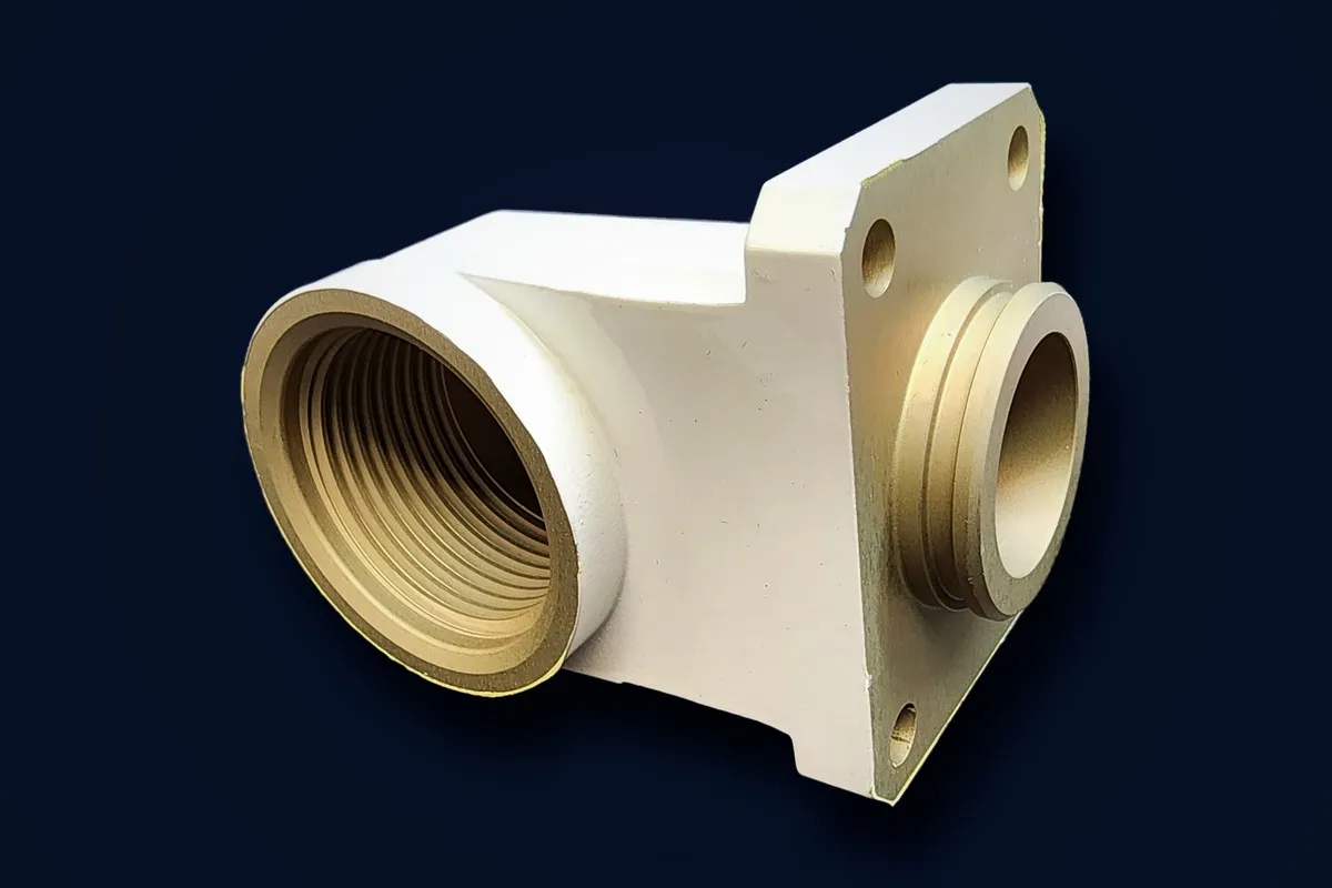 Chem-film aluminum mechanism housing