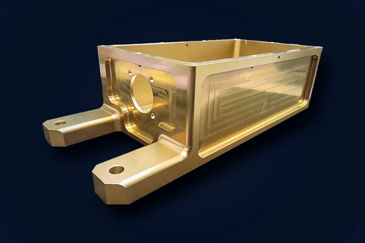 Chem-film aluminum electronics enclosure
