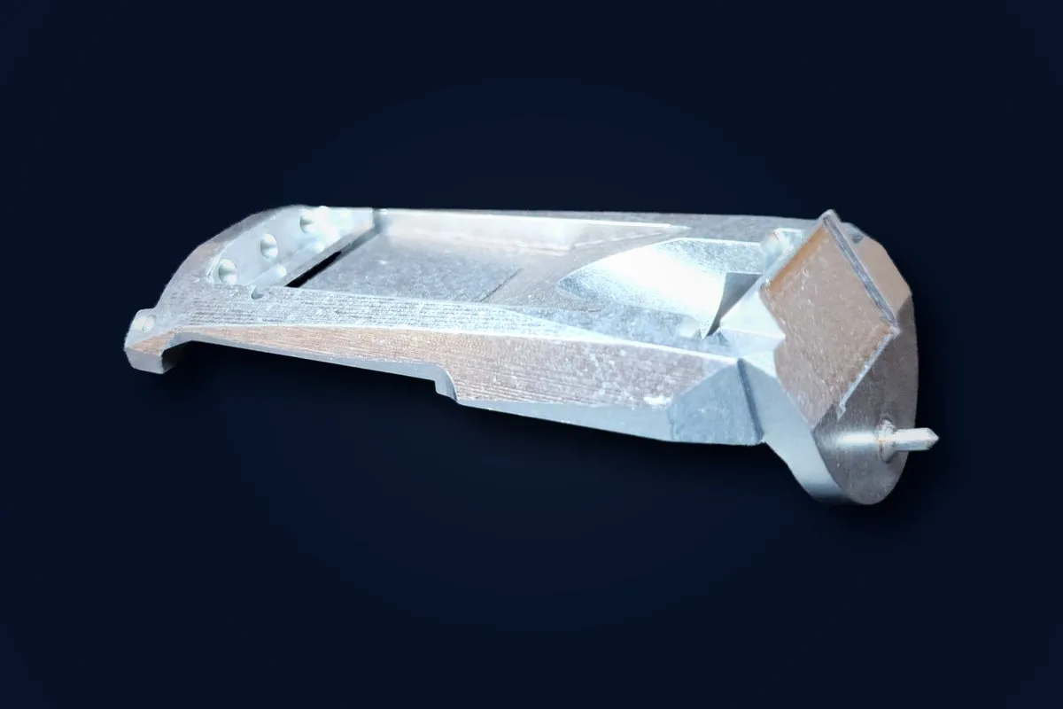 Micro-clevis with integral pivot pin