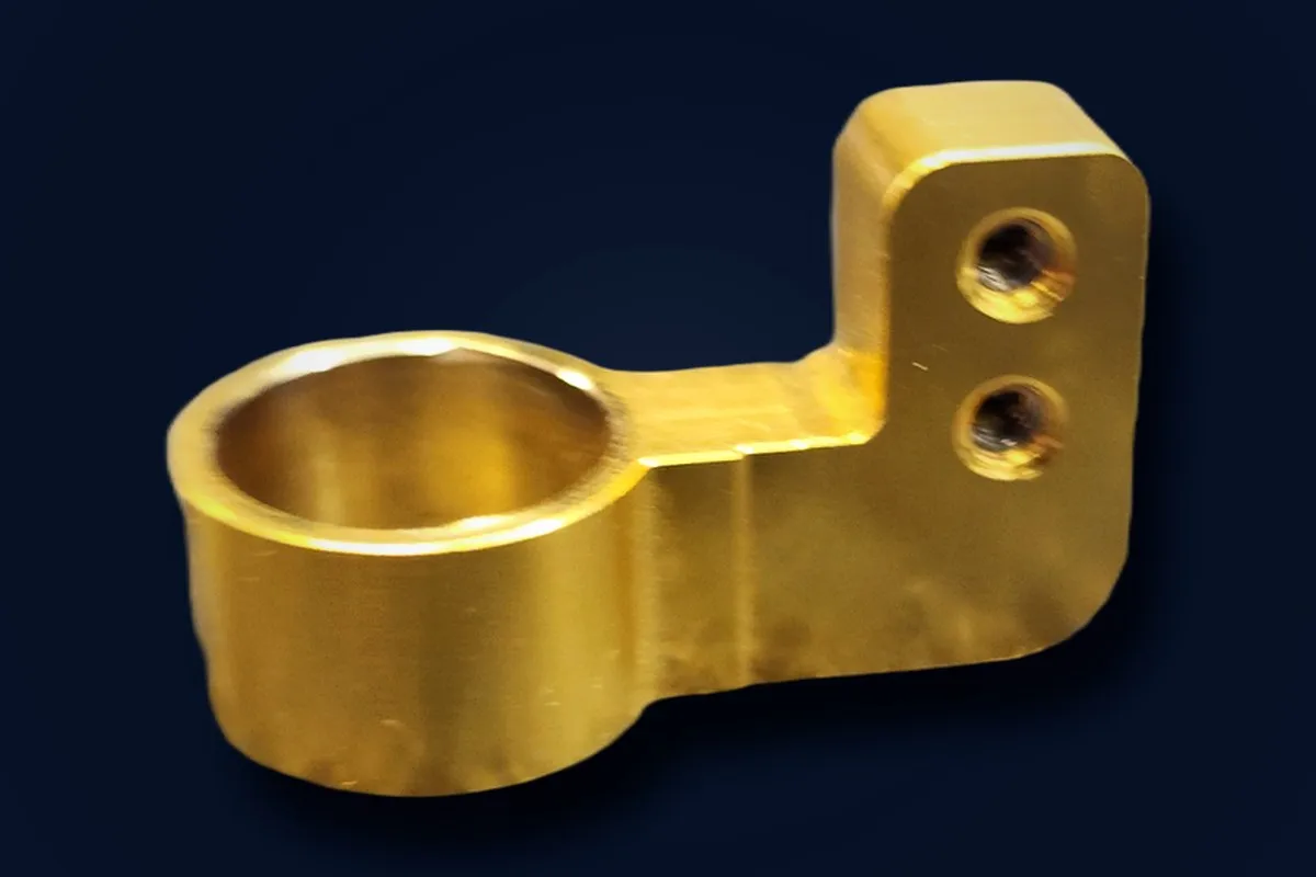 Brass micro-clevis pivot linkage