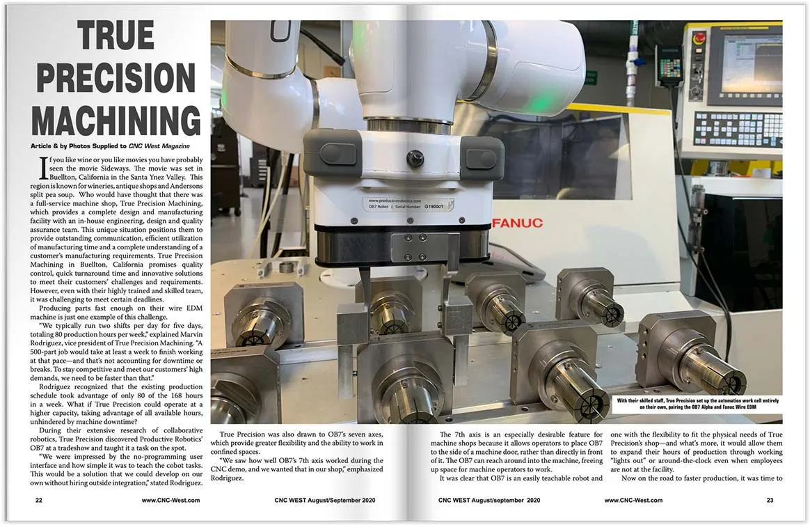 TPM showcased by CNC West Magazine