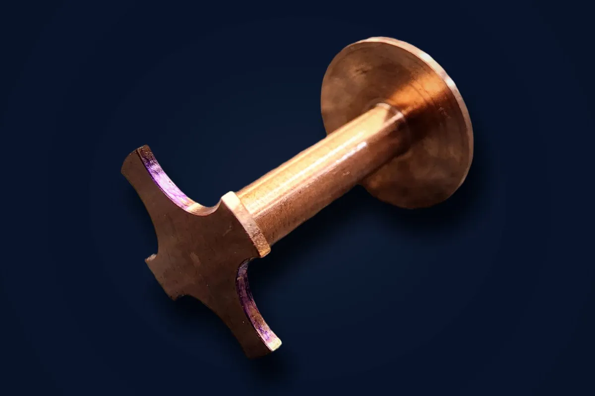 Magnagold-coated 304L fluid manifold