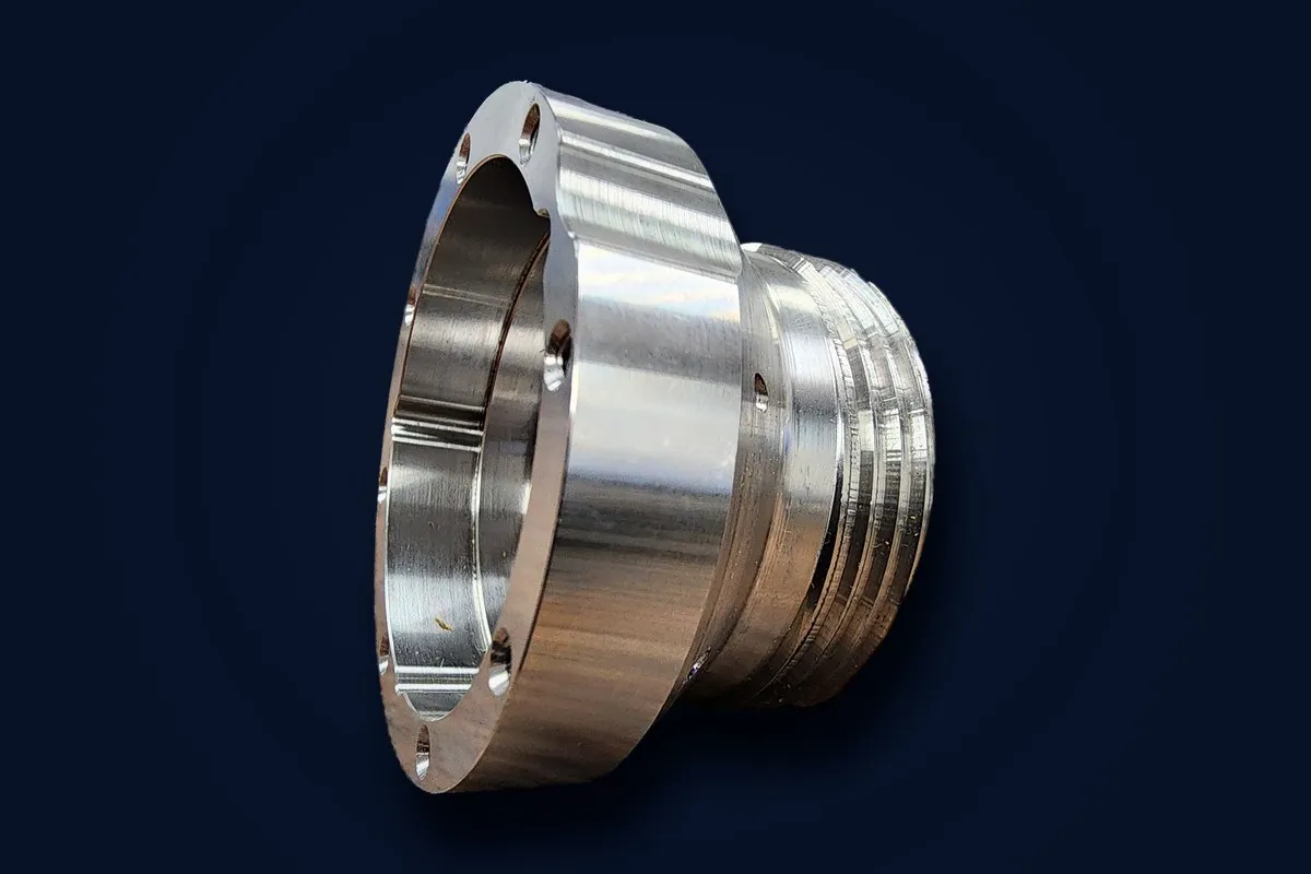 Threaded stainless flange coupling