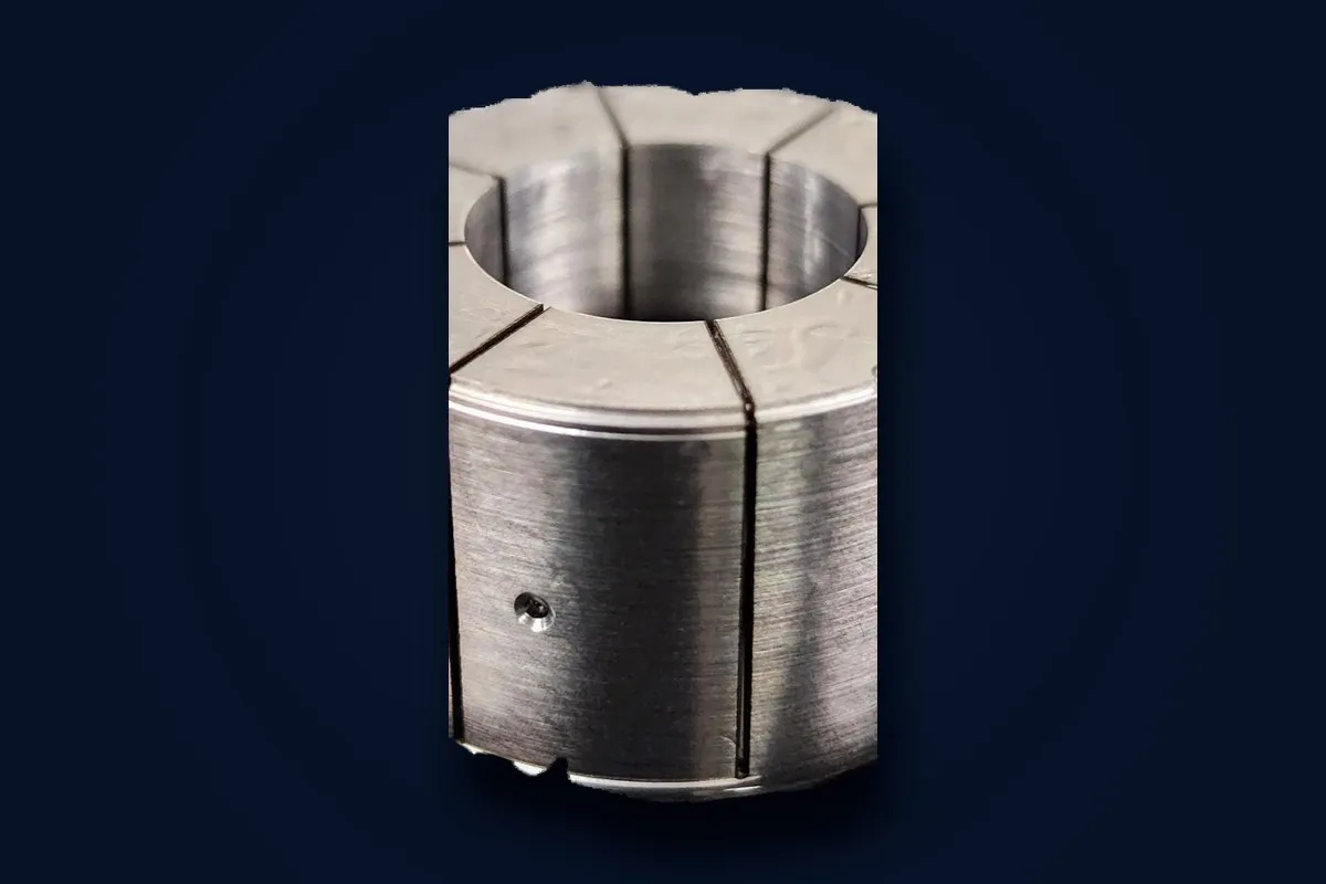 Wire-EDM precision split collet — TPM production work